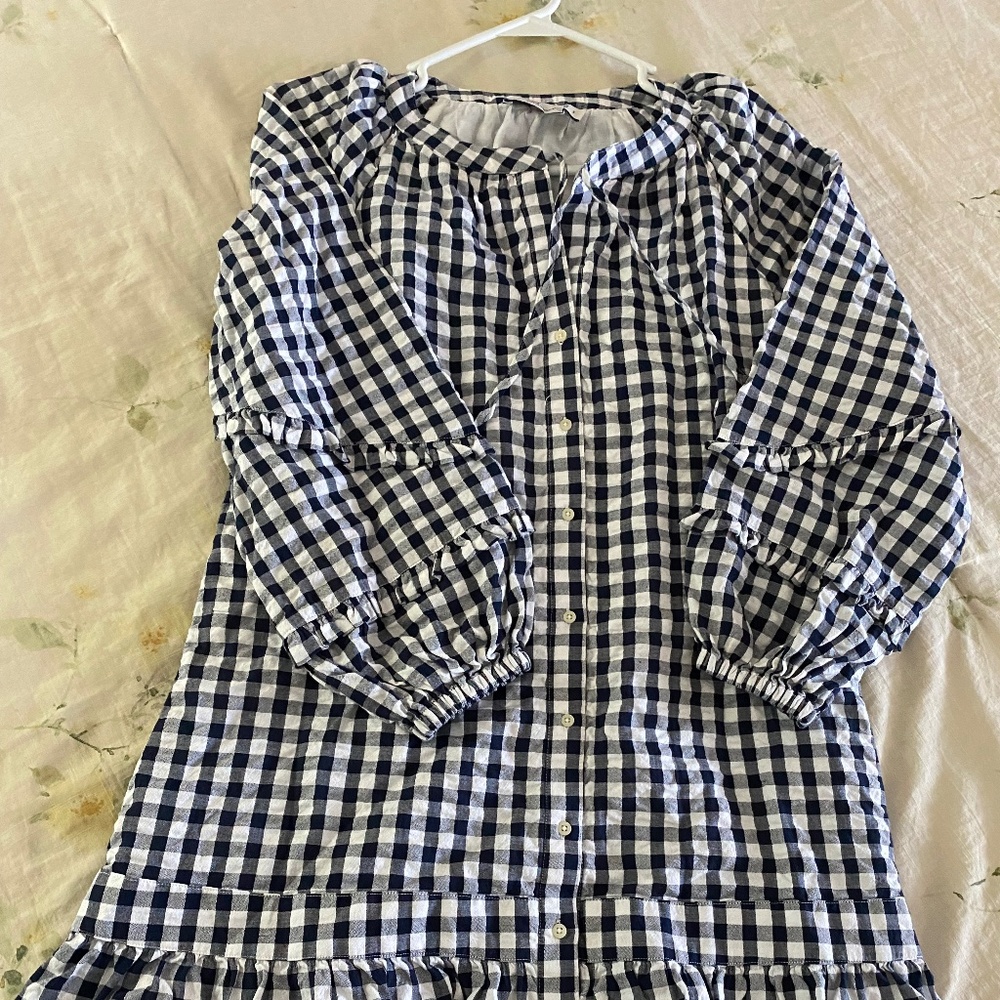 Gingham Ruffle Dress